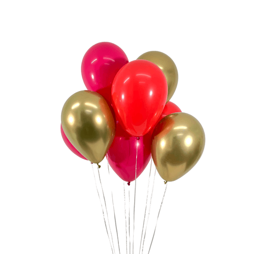 BOUQUET BALLOON GOLD (8 BALÕES)