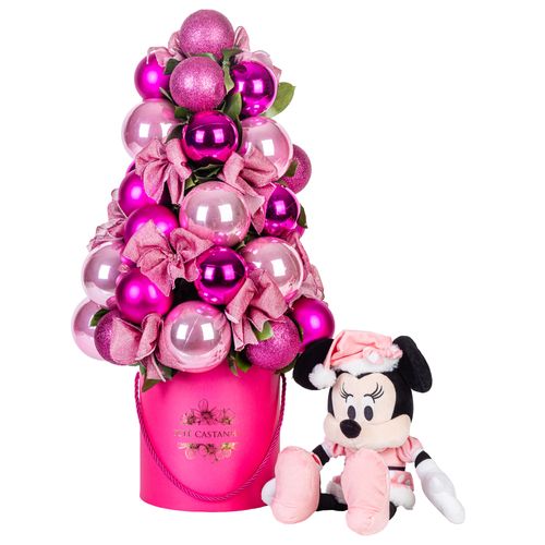 Christmas tree pink - plush