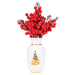 ARRANJO CHRISTMAS TREE GALHOS AMORAS VERMELHAS