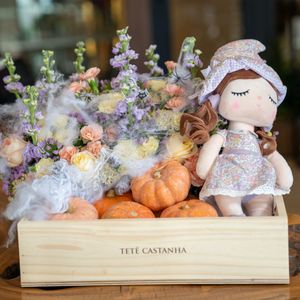 ARRANJO - SWEET HALLOWEEN COM BONECA METTO ANGELA MAJU